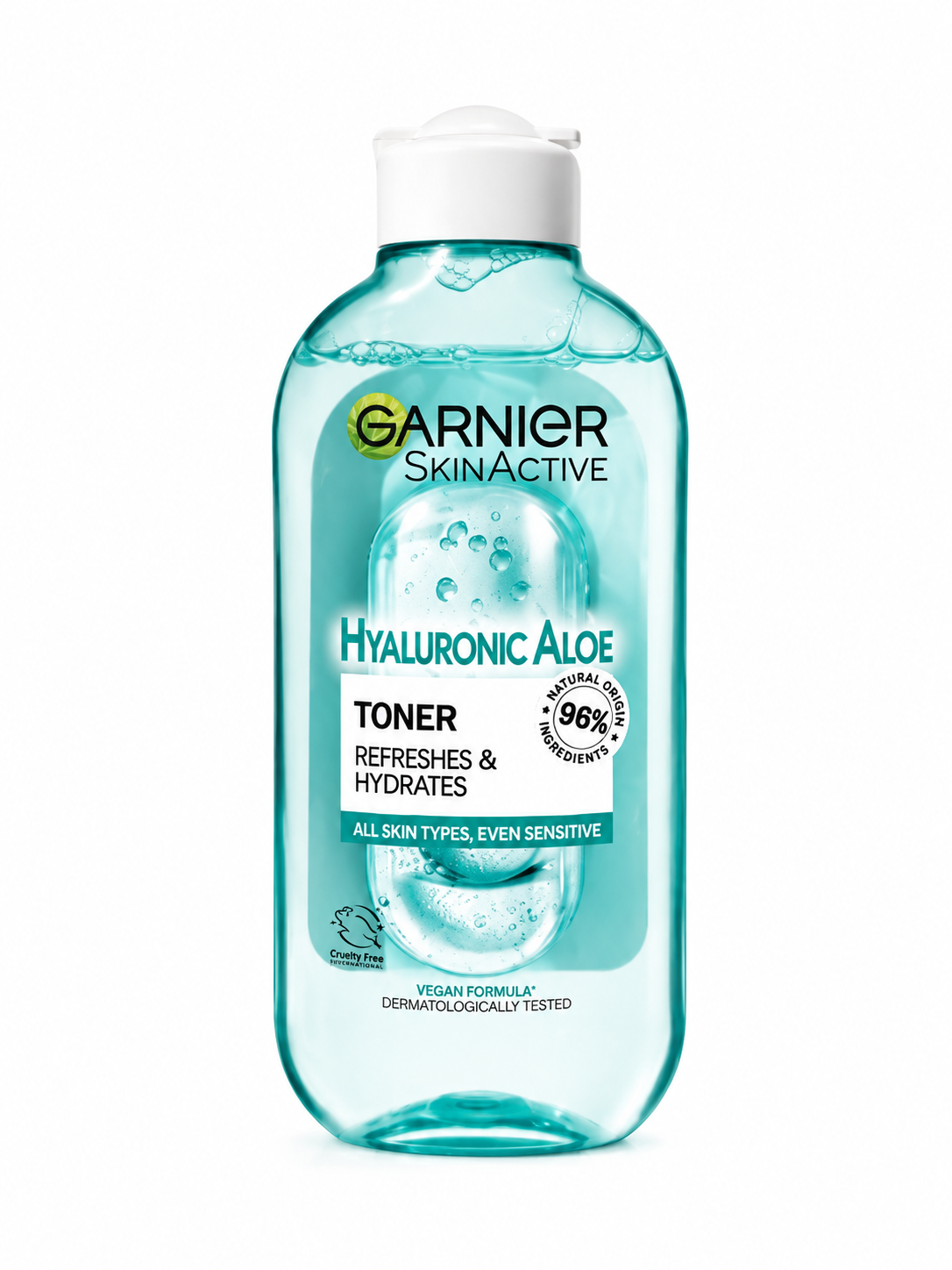 تونر آبرسان گارنیر Hyaluronic Aloe مناسب انواع پوست 200 میلی‌لیتر